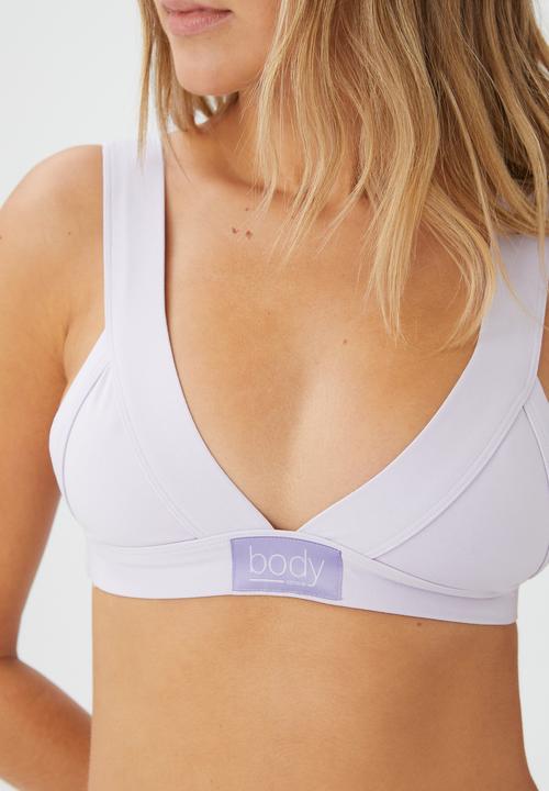 Cotton On - Organic cotton boxing bralette - thistle