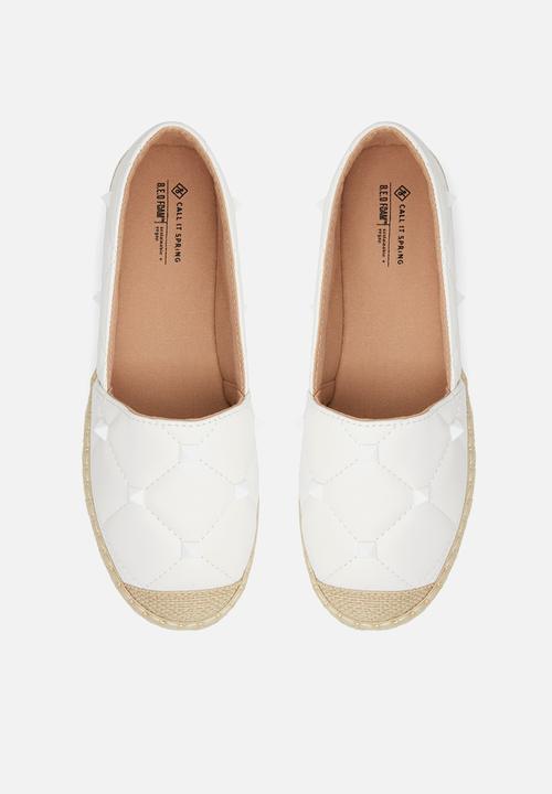Call It Spring - Belladonna slip on - white