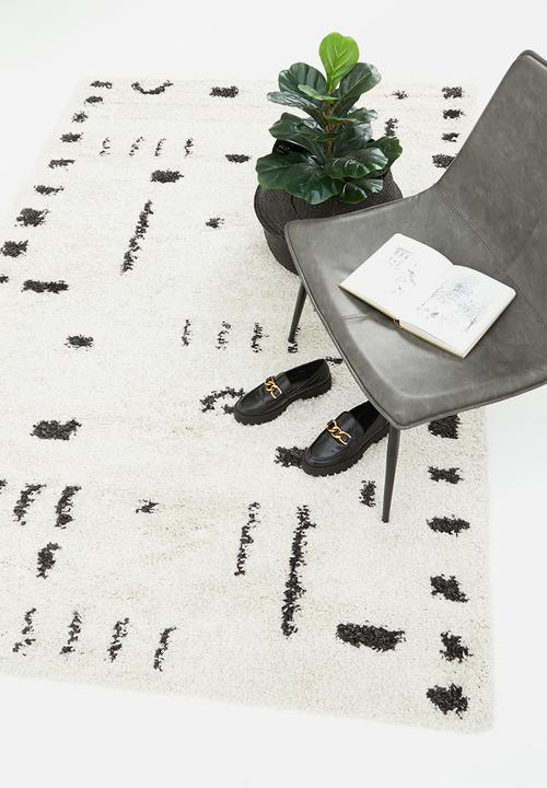 Fotakis - Gipsy shaggy symbol - black & cream