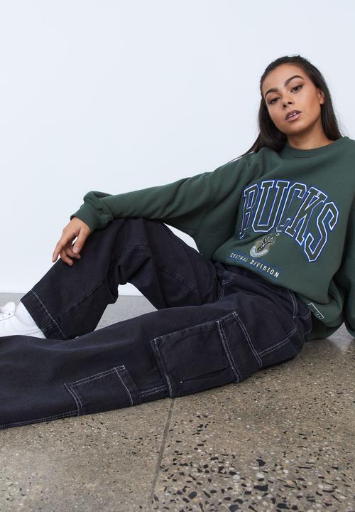 Factorie - Hype denim cargo pant - thrift black