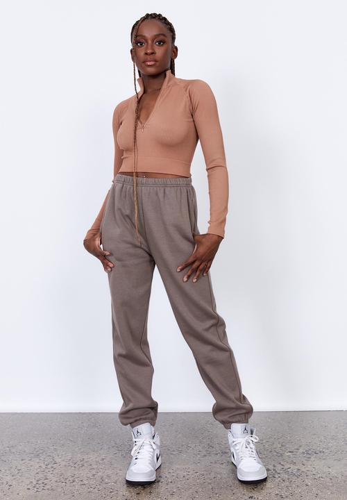 Factorie - Super slouchy trackpant - burnt iron