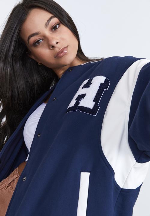 Factorie - Letterman jacket - dark berry