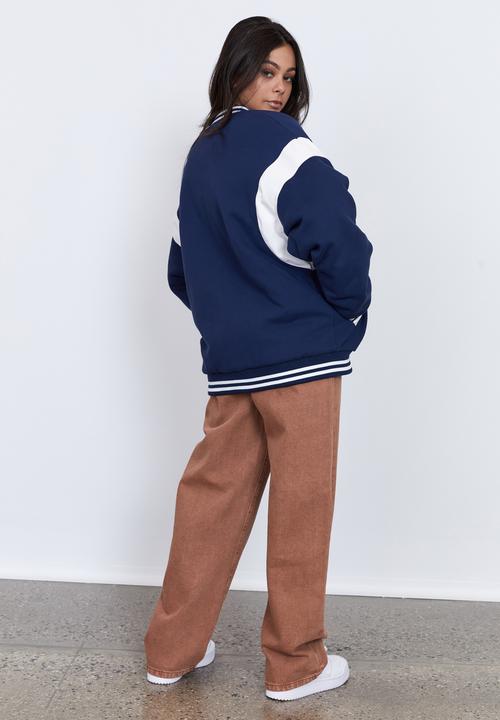 Factorie - Letterman jacket - dark berry
