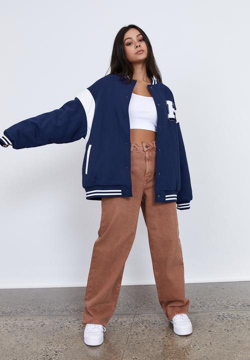 Factorie - Letterman jacket - dark berry