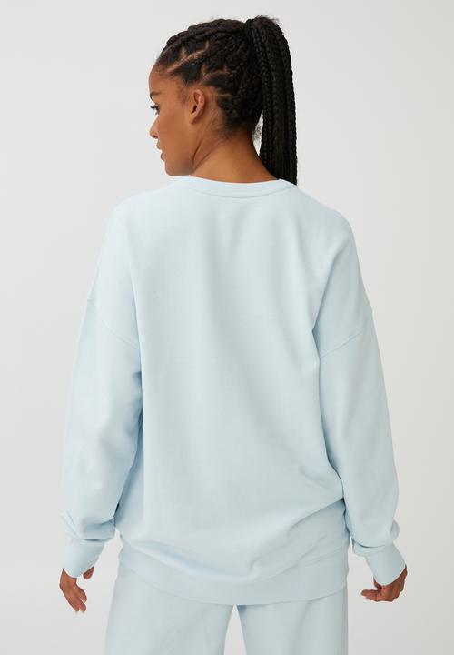 Cotton On - Plush oversized crew - country air