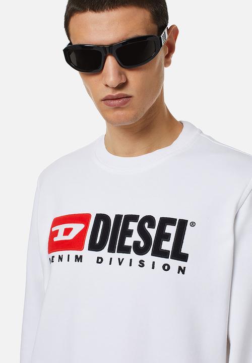 Diesel  - S-ginn-div sweater - white