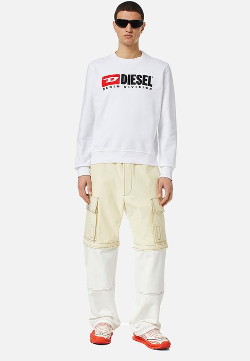 Diesel  - S-ginn-div sweater - white