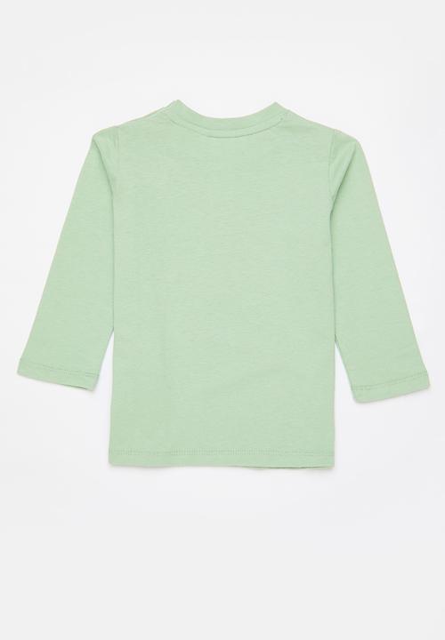 Cotton On - Jamie long sleeve tee-lcn - lcn wb smashed avo/yogi paddle hey boo boo