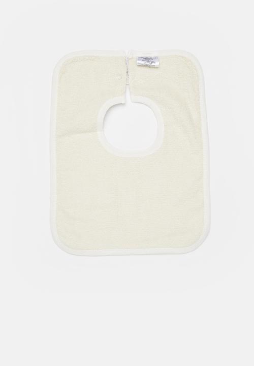 Cotton On - 2 Pack square bib - vanilla daisy garden/cactus stripe