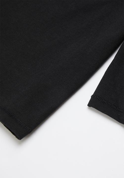 Cotton On - Core long sleeve tee - black