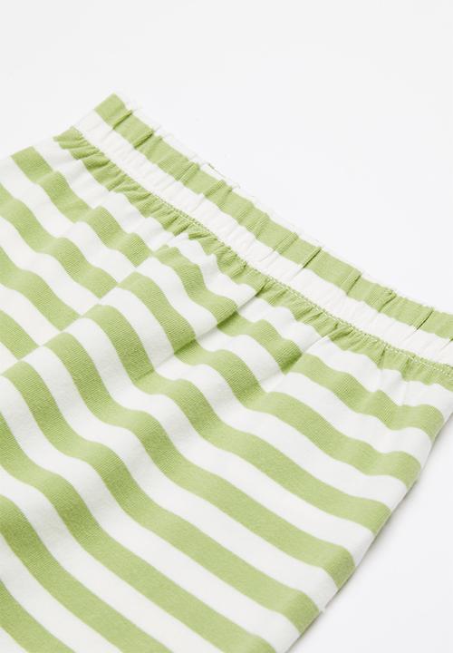 Cotton On - The legging - cactus/vanilla hannah stripe