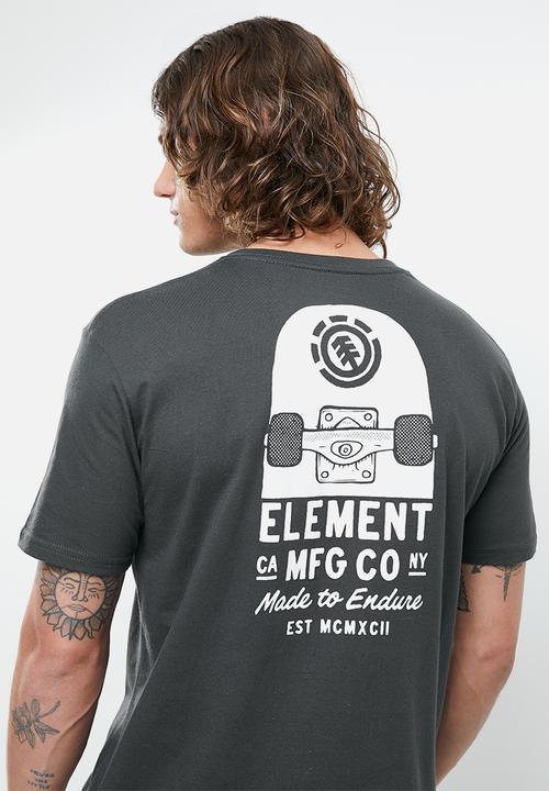 Element - Deck short sleeve tee - flint black