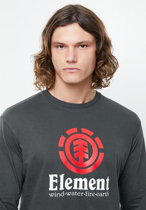 Element - Vertical long sleeve - flint black