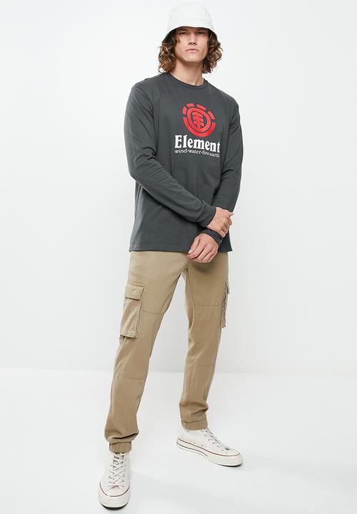 Element - Vertical long sleeve - flint black