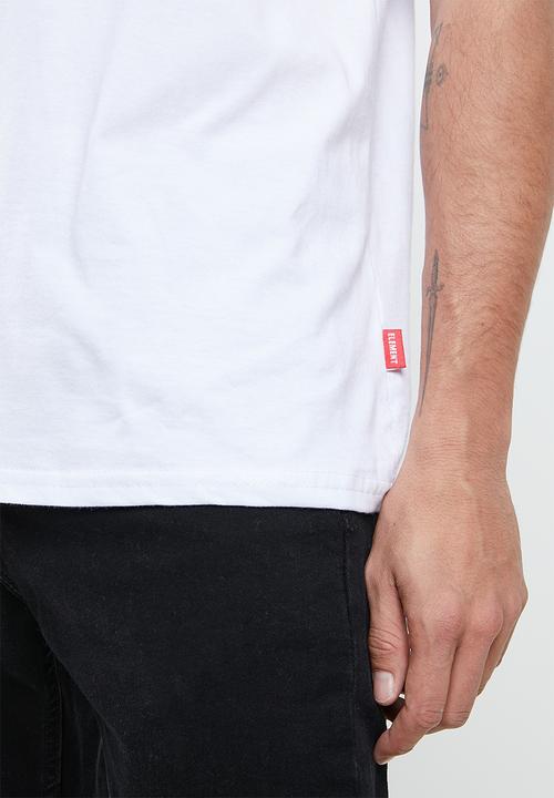 Element - Flight short sleeve tee - white