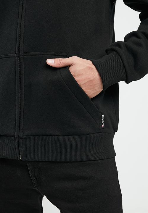 Element - Pyramid zip hood - black (blk)