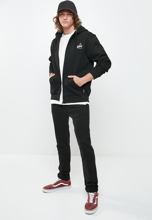 Element - Pyramid zip hood - black (blk)