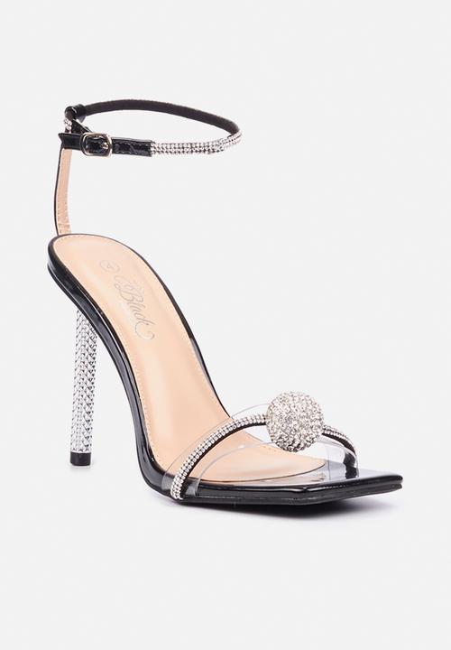 Miss Black - Samba2 ankle strap heel - black