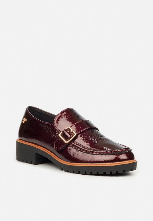 Butterfly Feet - Riya 1 monk strap shoe - wine
