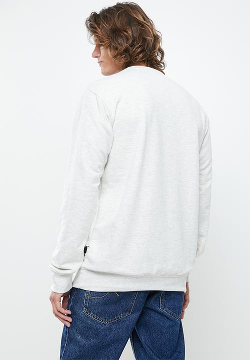 Quiksilver - Bayrise crew - antique white space-dye