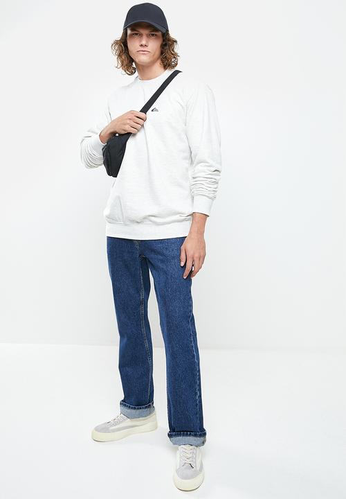 Quiksilver - Bayrise crew - antique white space-dye