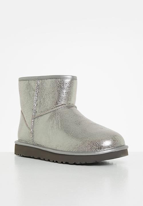 UGG® - Classic mini metallic sparkle - gunmetal