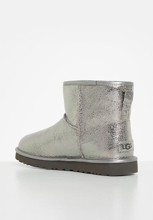 UGG® - Classic mini metallic sparkle - gunmetal