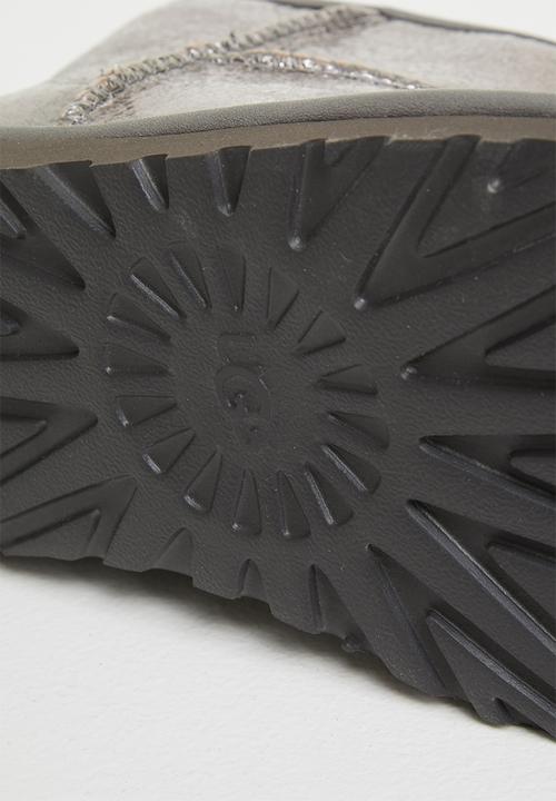 UGG® - Classic mini metallic sparkle - gunmetal