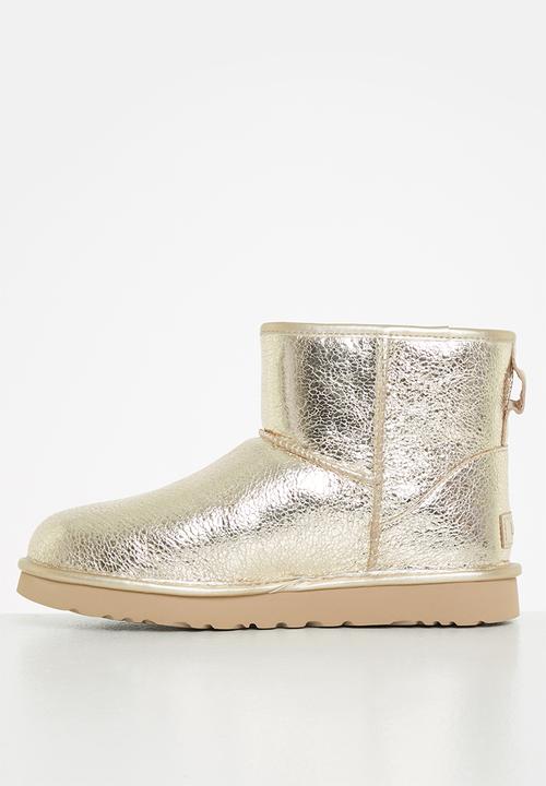 UGG® - Classic mini metallic sparkle - soft gold