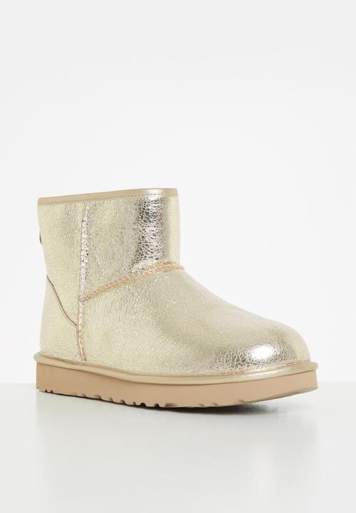 UGG® - Classic mini metallic sparkle - soft gold