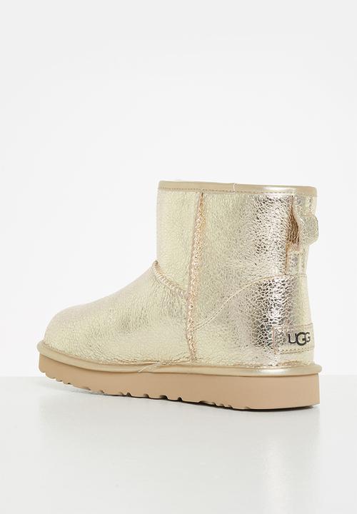 UGG® - Classic mini metallic sparkle - soft gold