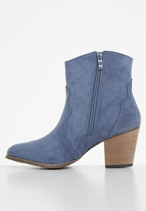 Seduction - Western ankle boot - petrol blue