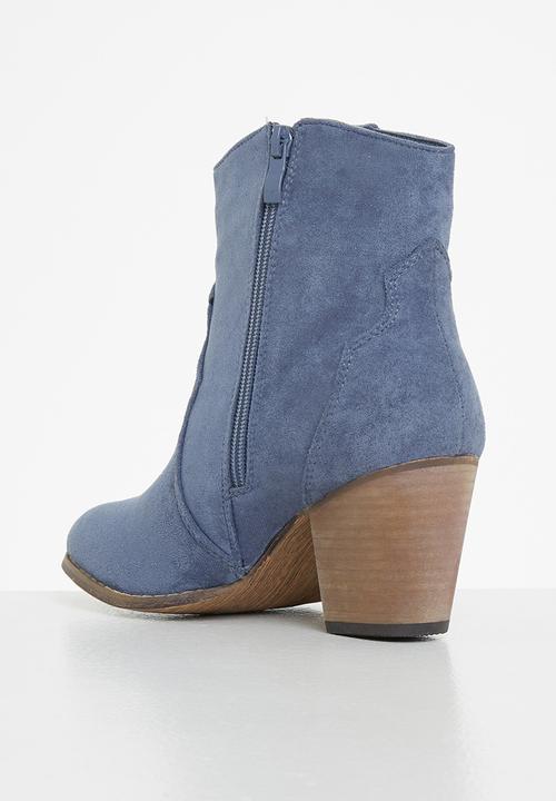 Seduction - Western ankle boot - petrol blue