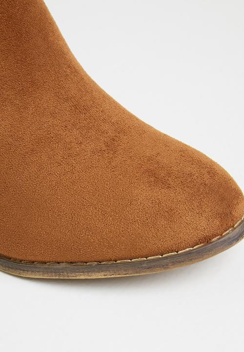 Seduction - Western ankle boot - tobacco
