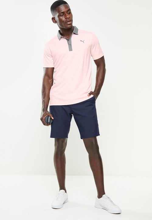 PUMA - Gamer Golf Polo - Chalk Pink-quiet shade