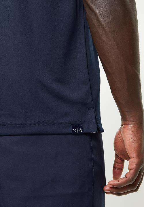PUMA - Gamer Golf Polo - Navy blazer-high rise