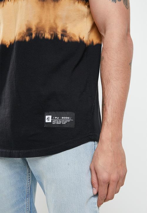 Flyersunion - Flyers tie-dye short sleeve tee - black