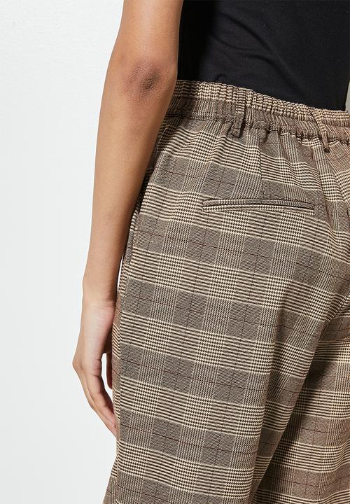 Superbalist - Tapered trouser - brown check