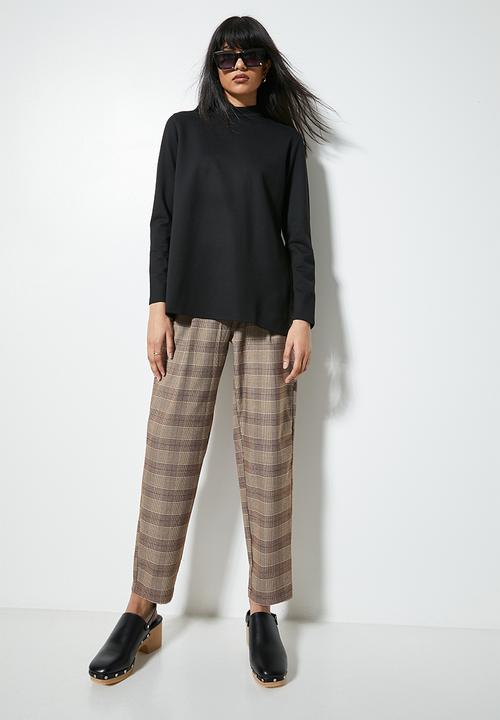 Superbalist - Tapered trouser - brown check