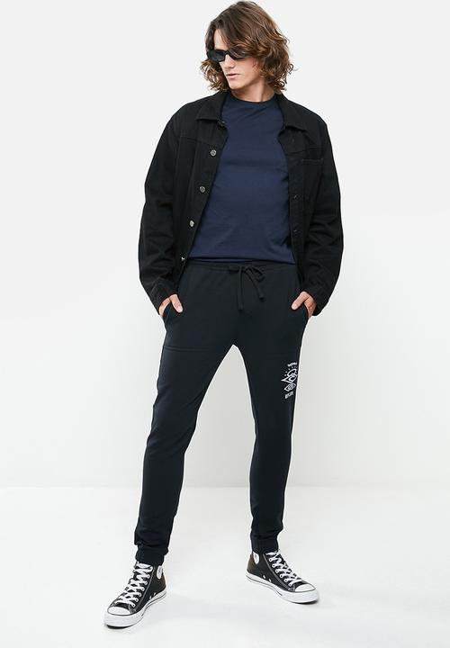 Rip Curl - Search icon trackpant - black