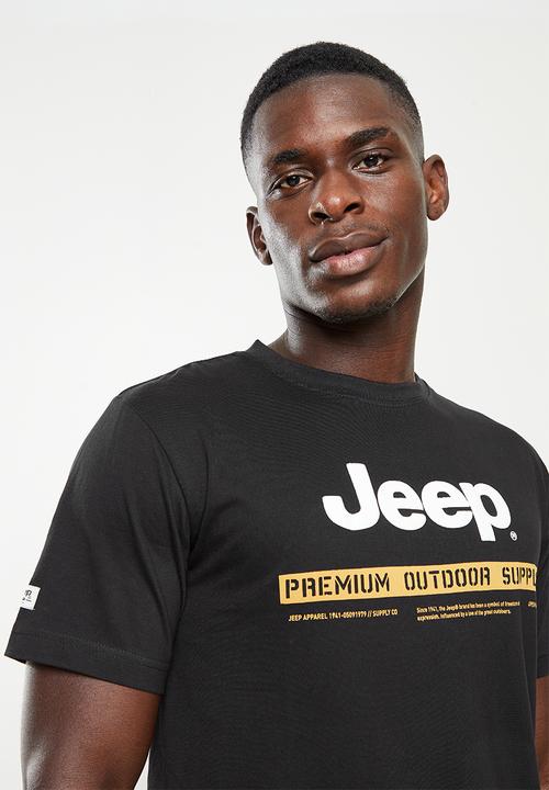 JEEP - High density logo/icon print - black