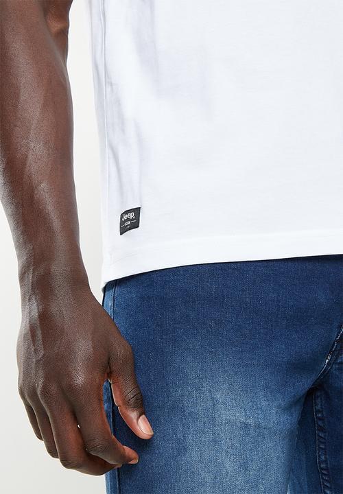 JEEP - Core logo tee - white