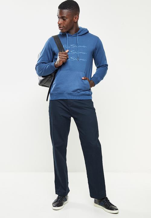 Ben Sherman - Ben sherman pullover hoodie - blue