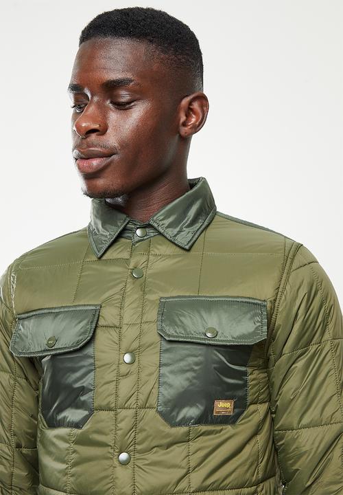 JEEP - Quilted shacket - fatique