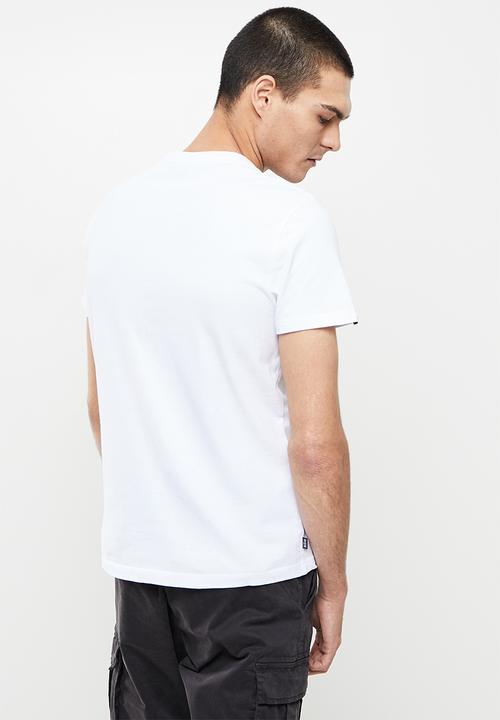 Superdry. - Vintage logo emb tee - white