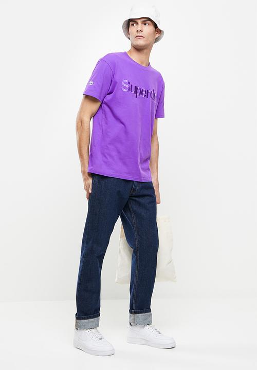 Superdry. - Cl source tee 220 - prism violet