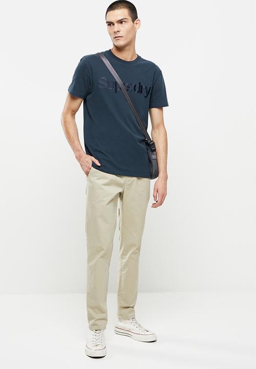 Superdry. - Cl source tee 220 - navy
