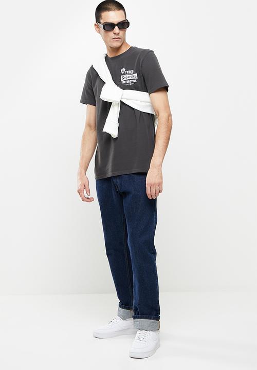 Superdry. - Black out tee - vintage black