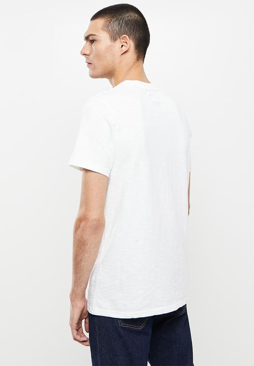 Superdry. - Black out tee - ecru