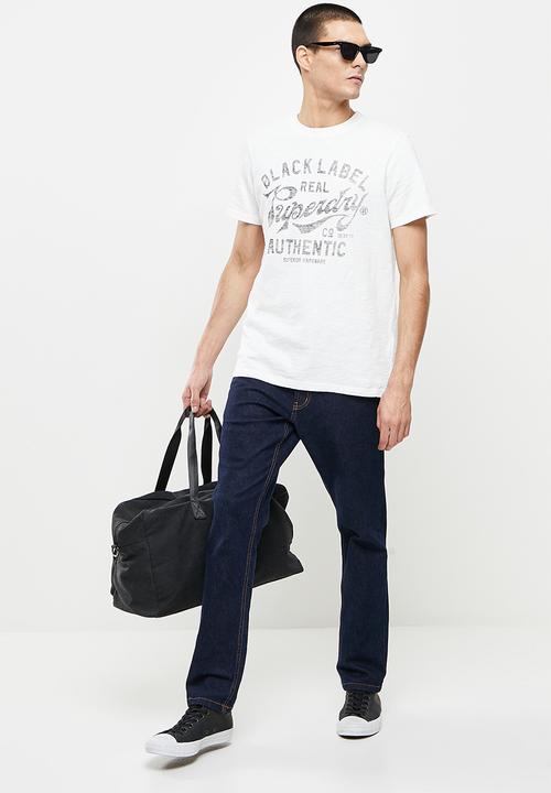 Superdry. - Black out tee - ecru